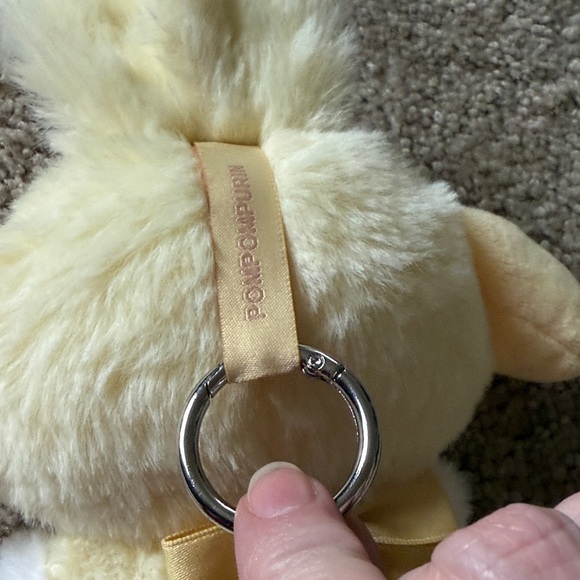 Sanrio Pompompurin Fuzzy Plush Keychain - Picture 9 of 12